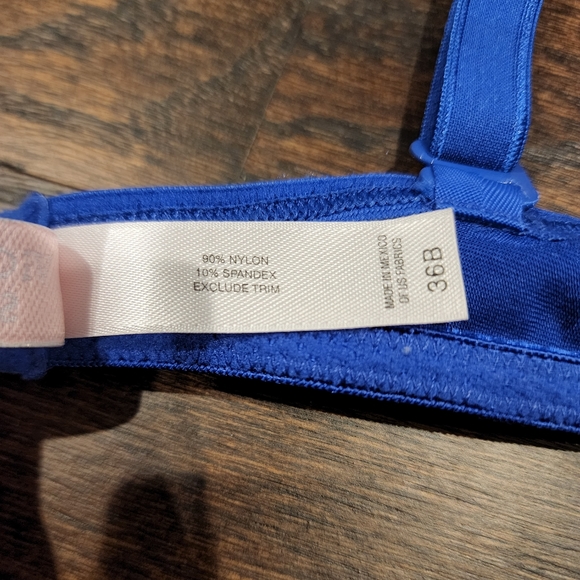 Victoria's Secret bra padded or push up 36B blue - Picture 4 of 4